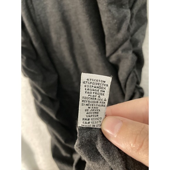 LAMade Womens Shirt Dress Size Large L Sleeveless Grey Racertop - Picture 5 of 7